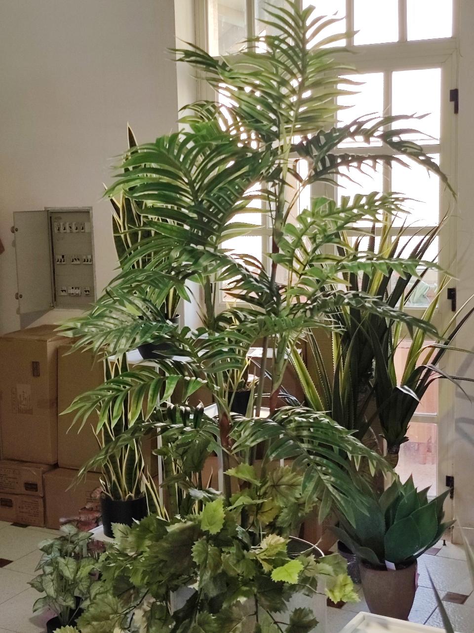 Areca Palm H 110 con vaso  - Sconti per Fioristi e Aziende . - Artificiale real touch