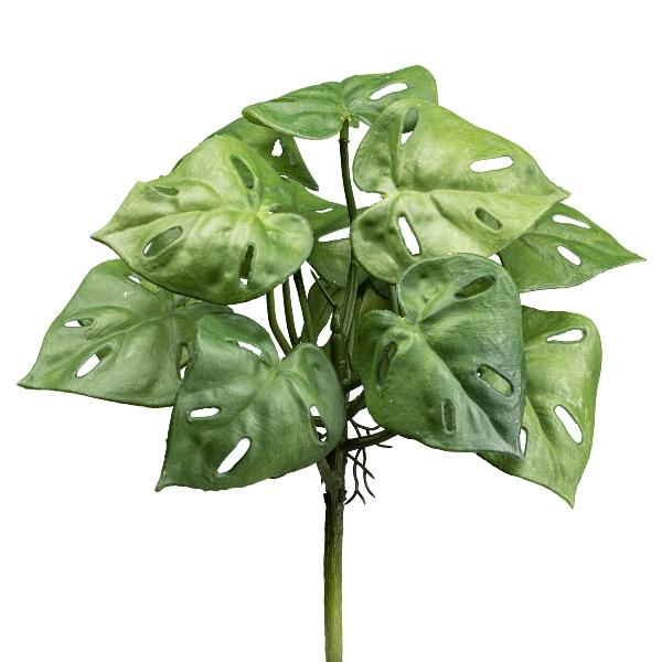 Monstera H 30 x 12 lvs.  - Sconti per Fioristi e Aziende . - Artificiale