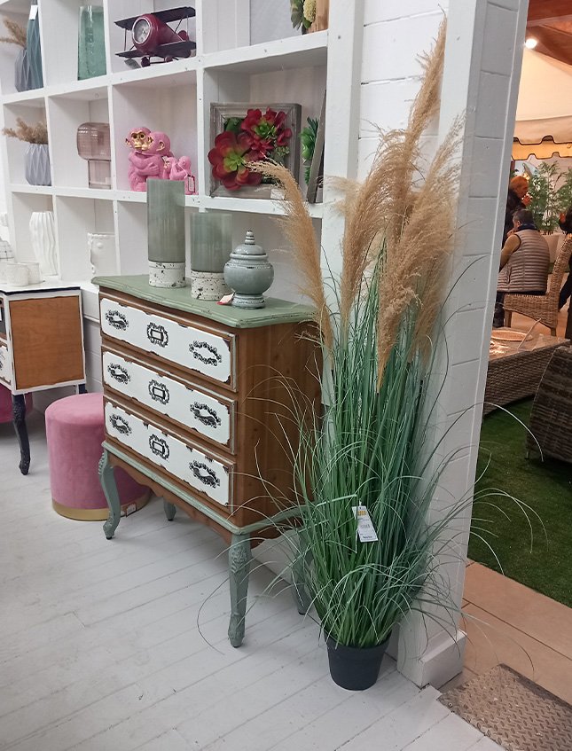 Pianta di Pampas H 170 - Sconti per Fioristi e Aziende . - Artificiale con Grass