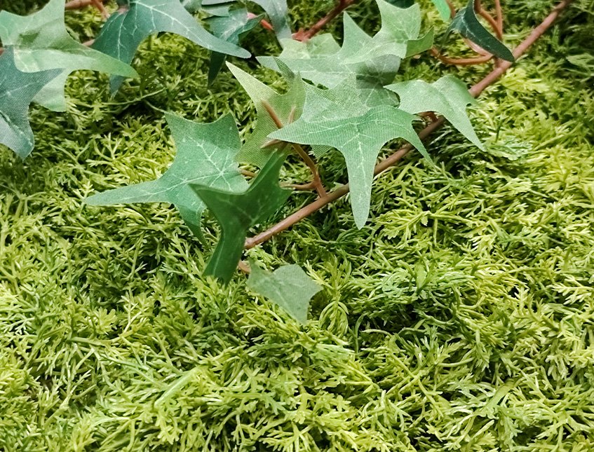 Pannello Muschio cm. 50x50 - Sconti per Fioristi e Aziende . - Artificiale Gommato