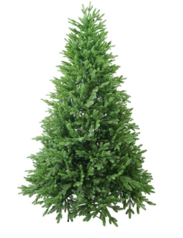 Albero Deluxe abete chiaro - Sconti per Fioristi e Aziende - H 180/210/240/270 in PE