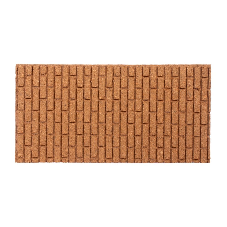 Pannello sughero mattoni - Sconto per Fioristi e Aziende . - 4 pezzi 10x25 Per Presepe