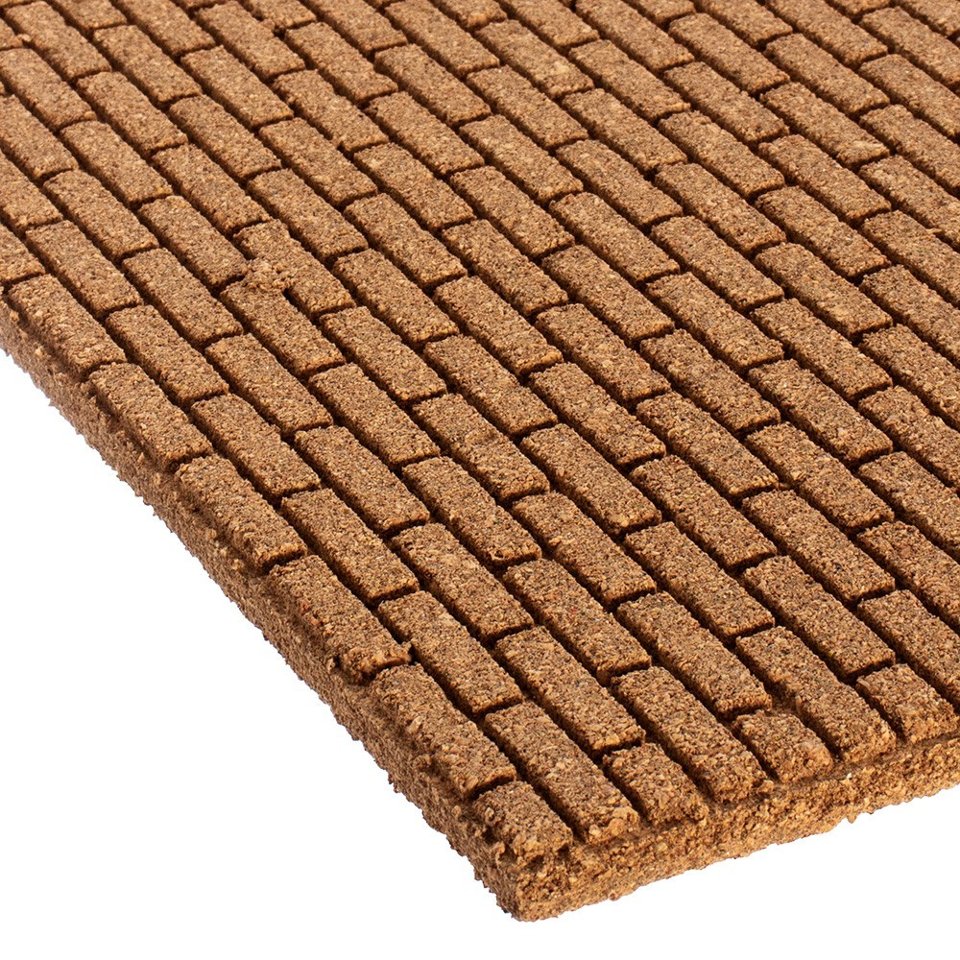 Pannello sughero mattoni - Sconto per Fioristi e Aziende . - 4 pezzi 10x25 Per Presepe