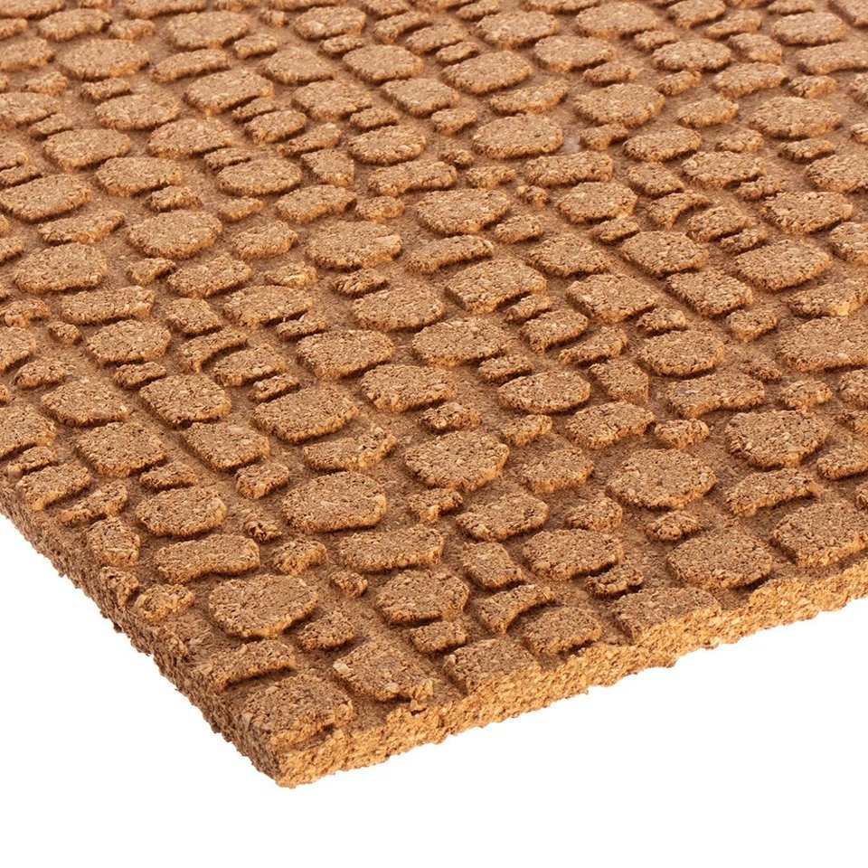 Pannello sughero pietra tonda - Sconto per Fioristi e Aziende . - 4 pezzi 10x25 Per Presepe