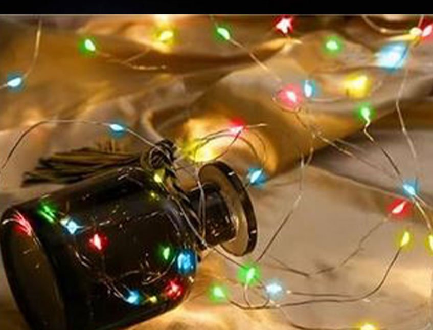 Filo 300 Luci Led da mt.10 - Sconti per Fioristi e Aziende - Rocchetto Multicolor