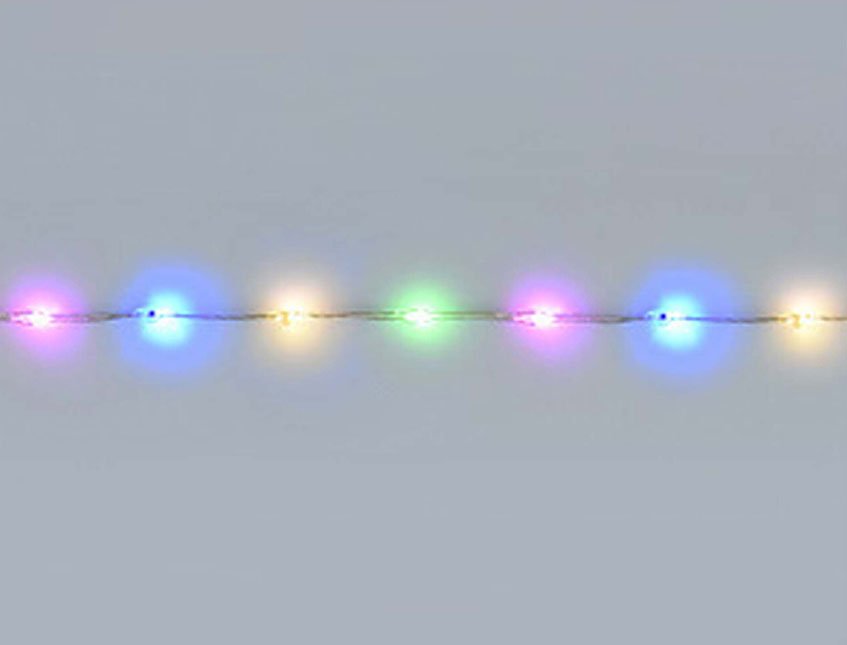 Filo 300 Luci Led da mt.10 - Sconti per Fioristi e Aziende - Rocchetto Multicolor