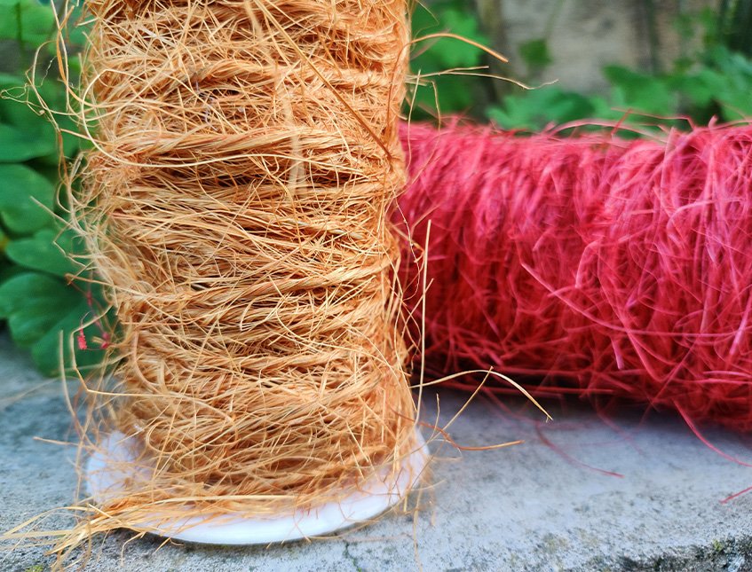 Nastro in canapa Naturale - Sconto per Fioristi e Aziende - Rotolo da  mt.10 Animato