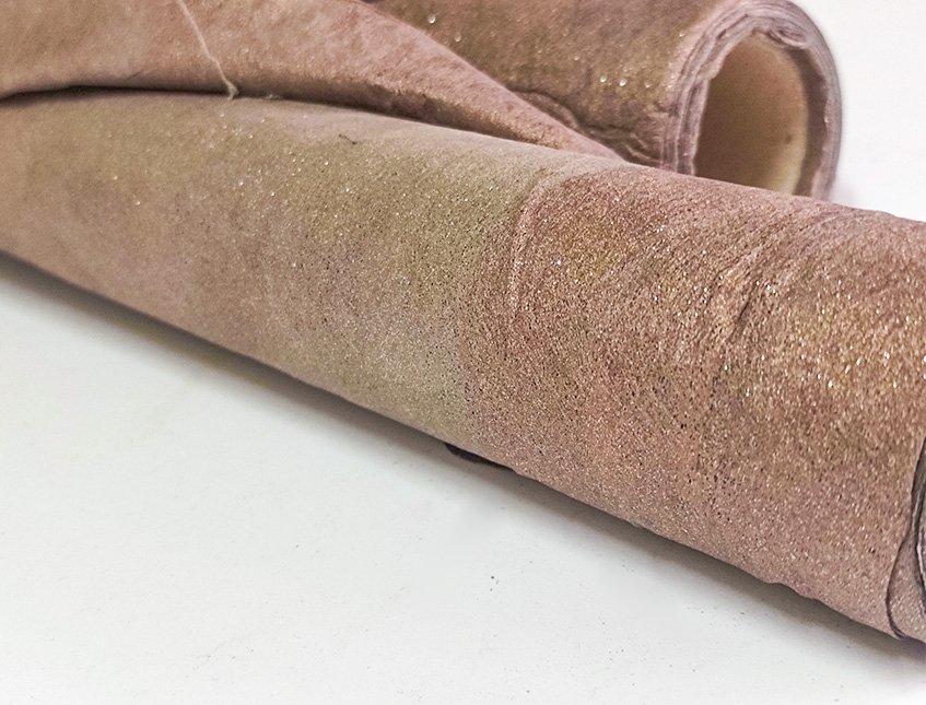 Bobina Velur Stesa H 100   - Sconti per Fioristi e Aziende - Rotolo mt. 20 glitterata