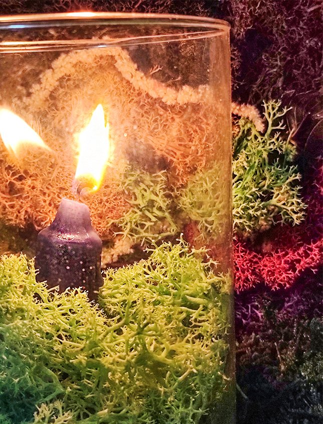 Candele x 4 Stearica H 9 - Sconti per Fioristi e Aziende - Candele Blu Royal dm. 1,5