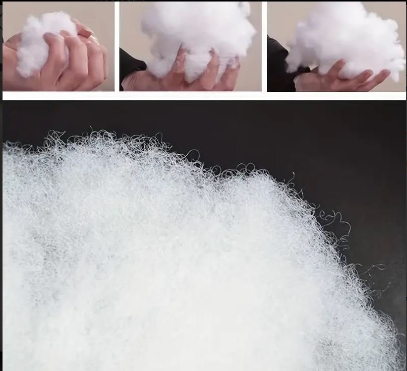 Ovatta Sintetica Riccia - gr. 500 - Sconti per Fioristi e Aziende - Fiocco di Neve soffice