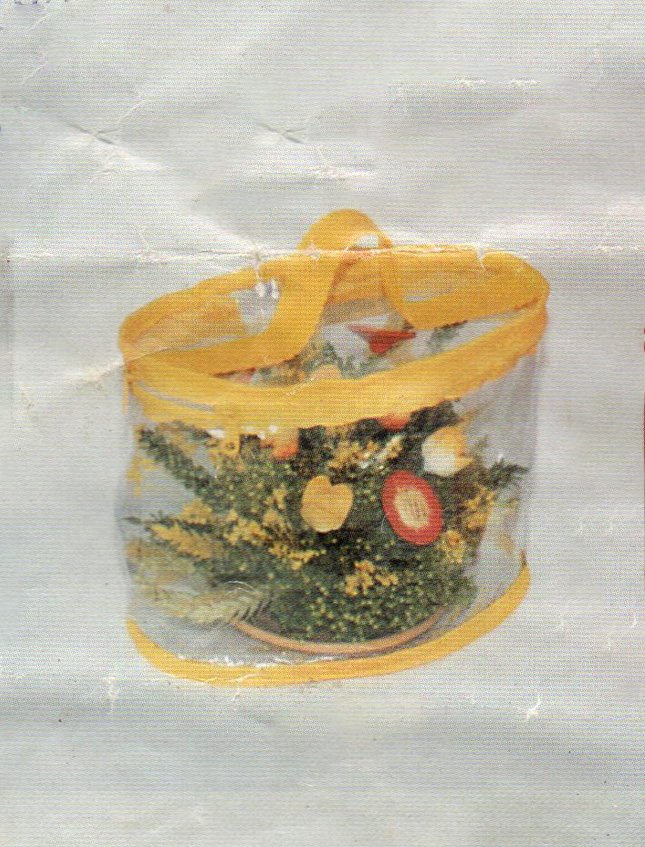 Borsa in PVC per Fiori - Sconti per Fioristi e Aziende - mod. ovale 2 colori