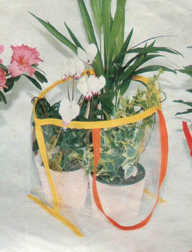 Borsa in PVC per Fiori - Sconti per Fioristi e Aziende - mod. grande diversi colori