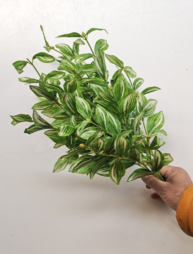 Tradescania spray x 3 verde  - Sconti per Fioristi e Aziende . - H 45 In poliester