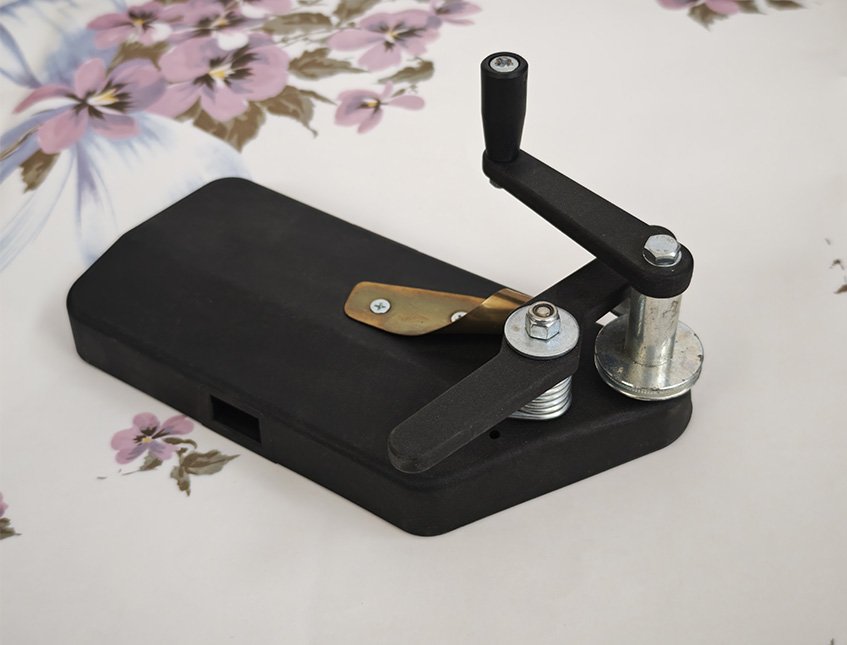 Macchina Crimpatrice Arriccia Bordi Stretta - Sconto per Fioristi e Aziende - dentatura acciaio per carta