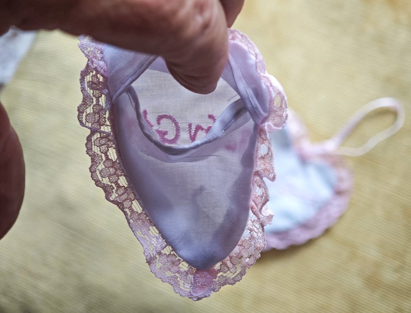 Cuoricino Rosa x 10 Ricamato - Sconti per Fioristi e Aziende .