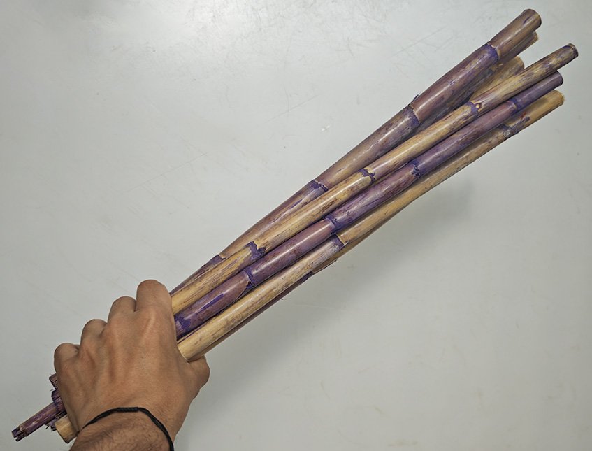 Canne Bamboo H 50 dm.3,3 - Sconti per Fioristi e Aziende . - Mazzo d 10 canne