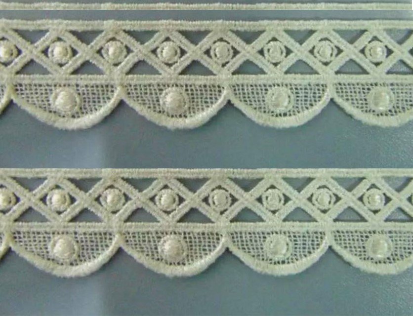 Merletto Tondini in cotone - Sconto per Fioristi e Aziende - Venduto a metro