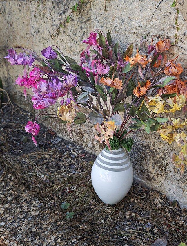Hibiscus Artificiale H 60 - Sconto per Fioristi e Aziende - Diversi colori