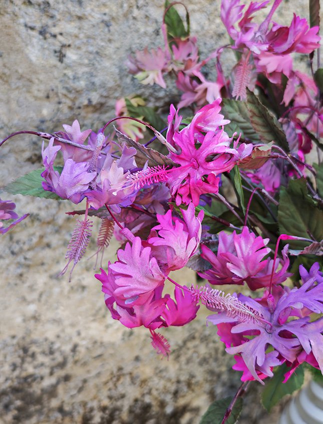 Hibiscus Artificiale H 60 - Sconto per Fioristi e Aziende - Diversi colori