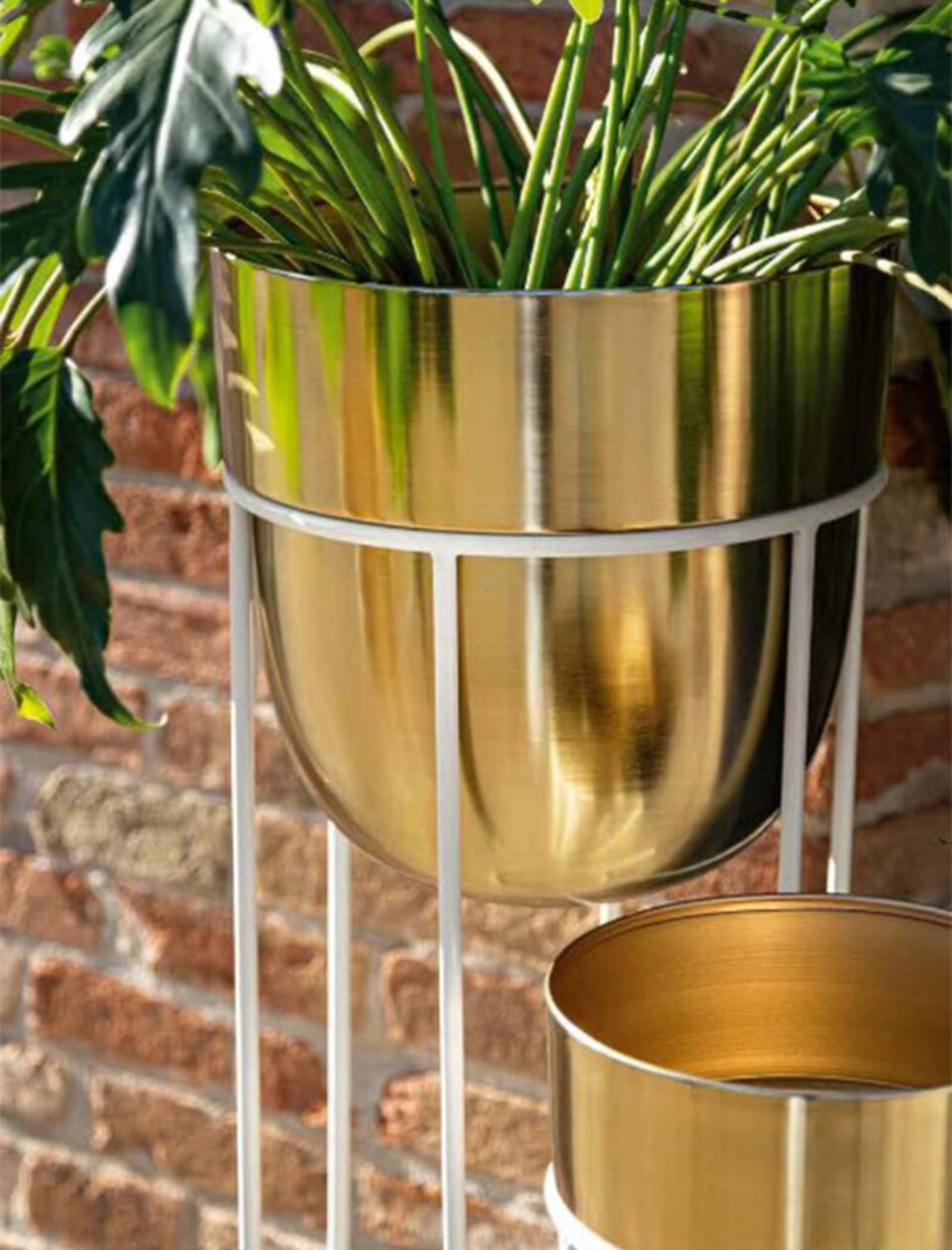 Set alzate Oro in metallo- Sconto per Fioristi e Aziende - x 3 H 86/76/61