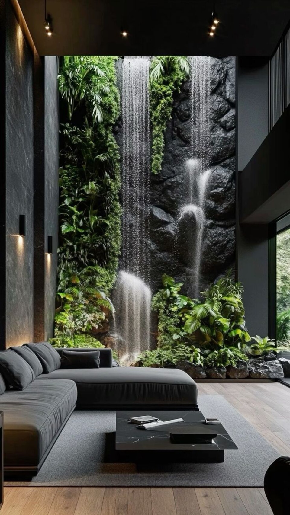 Giardino Verticale Preservato con Cascata - Sconto per Rivenditori e Aziende Fiorissima - Per interno