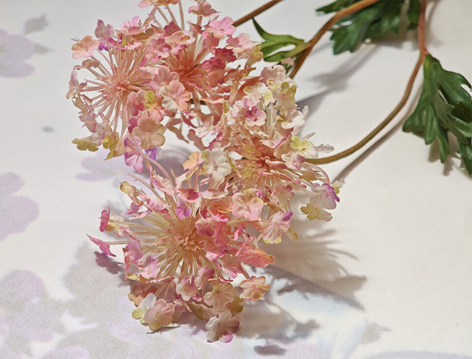 Queen Anne's Lace x 3  H 84 - Sconti per Fioristi e Aziende . - In poliester