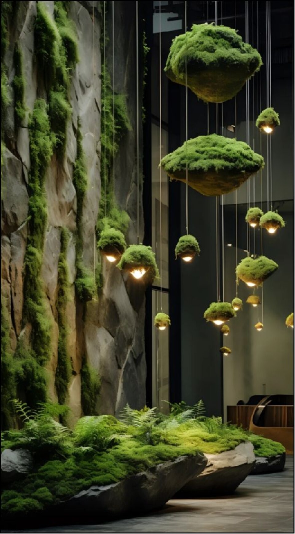 Soffitto con Vegetali Verdi Pendentii - Sconto per Fioristi e Aziende - Per esterno ed interno