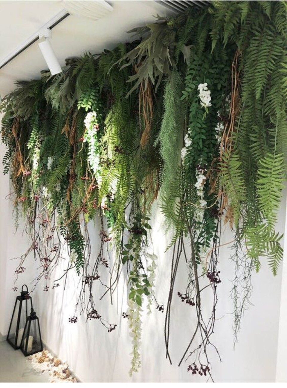 Soffitto con Vegetali Verdi Pendentii - Sconto per Fioristi e Aziende - Per esterno ed interno