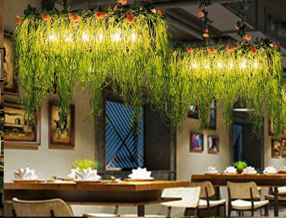 Soffitto con Vegetali Verdi Pendentii - Sconto per Fioristi e Aziende - Per esterno ed interno