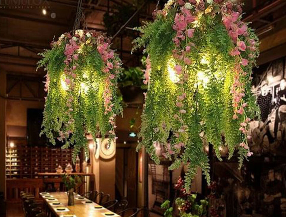 Soffitto con Vegetali Verdi Pendentii - Sconto per Fioristi e Aziende - Per esterno ed interno
