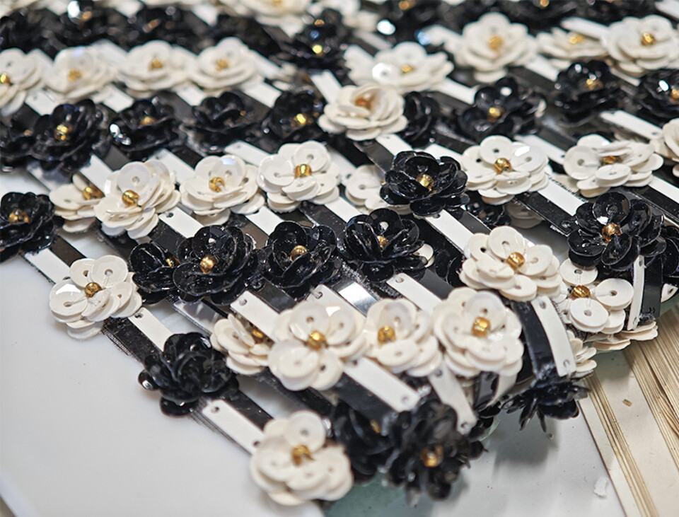 Frangia blossom fiori PVC - Sconto per Fioristi e Aziende - Vendita al Metro