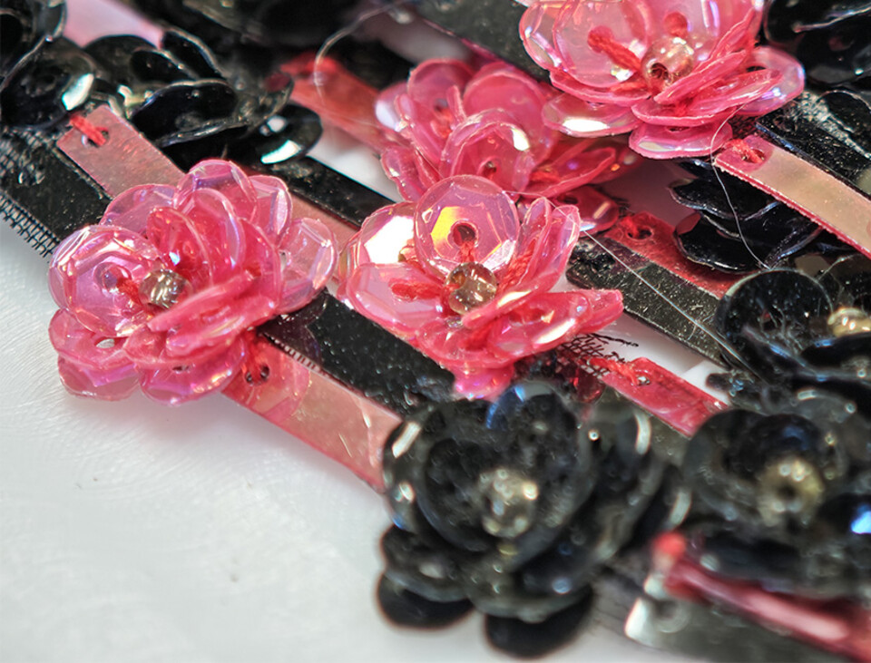 Frangia blossom fiori PVC - Sconto per Fioristi e Aziende - Vendita al Metro