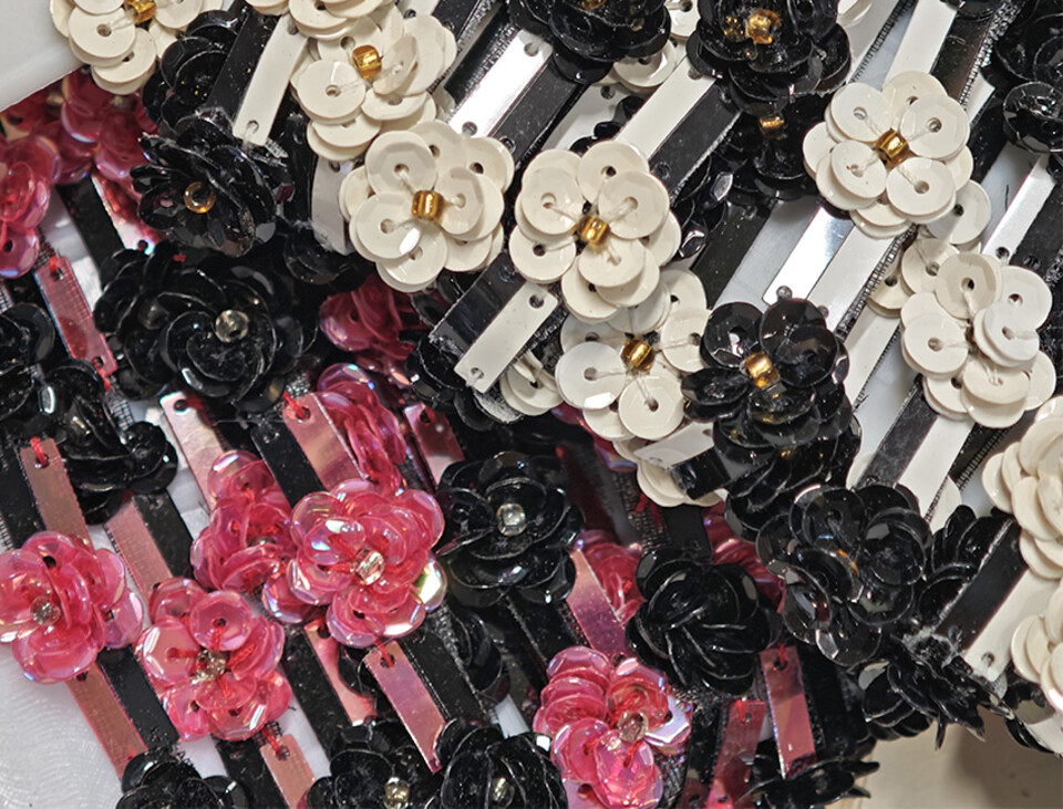 Frangia blossom fiori PVC - Sconto per Fioristi e Aziende - Vendita al Metro