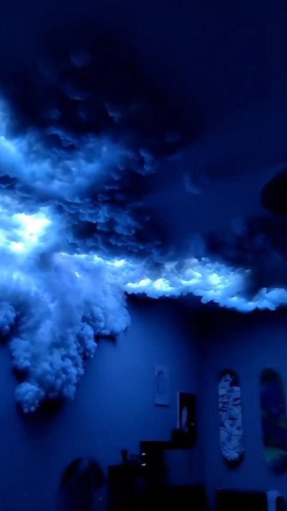 Nuvole Artificiali Sospese con Pioggia - Sconto per Fioristi e Aziende - Con o senza effetto pioggia