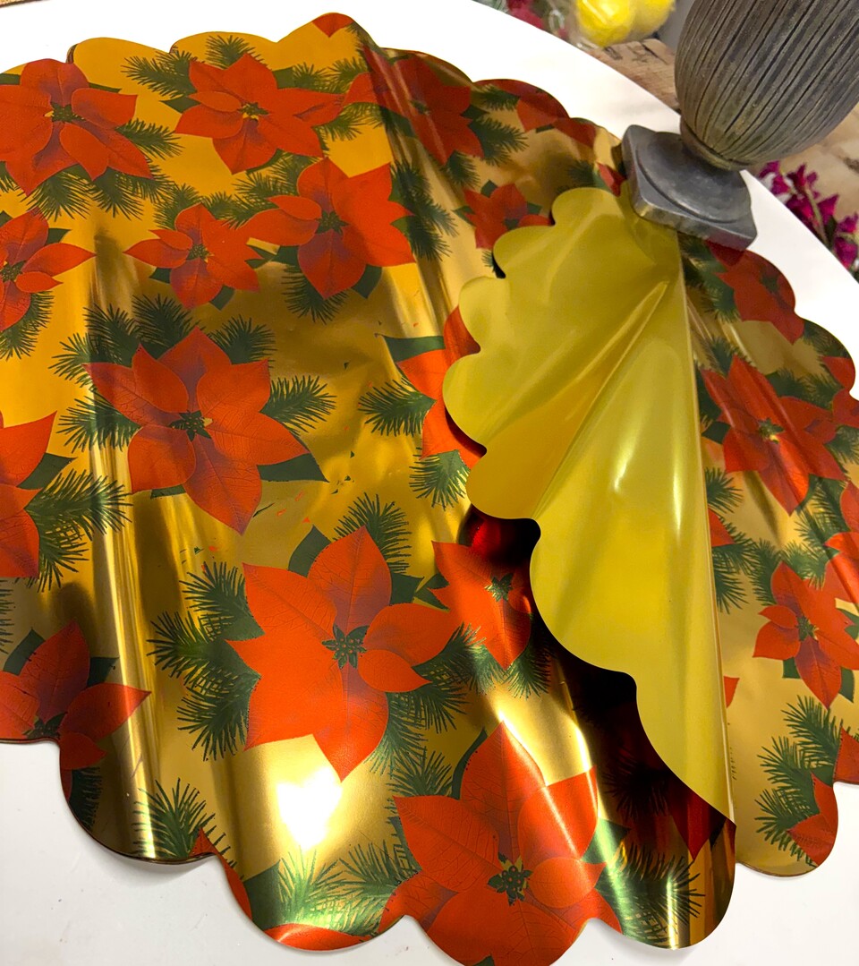 Sottovaso Smerlato Stelle xl - Sconti per Fioristi e Aziende - Conf. x 50 dm.65 Base Oro