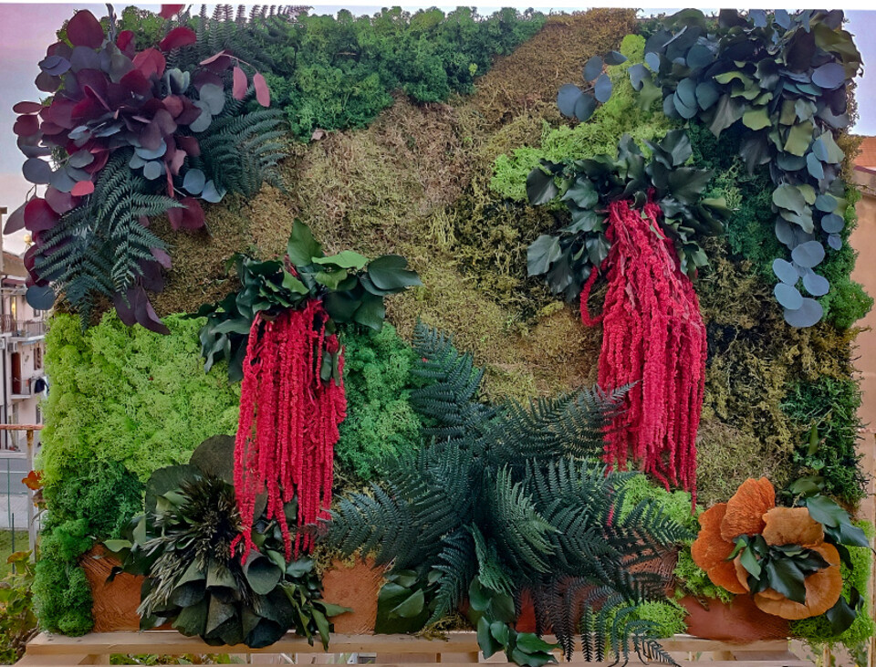 Giardini Vegetali Preservati - Adatti soltanto per interni . - Stile Forest red