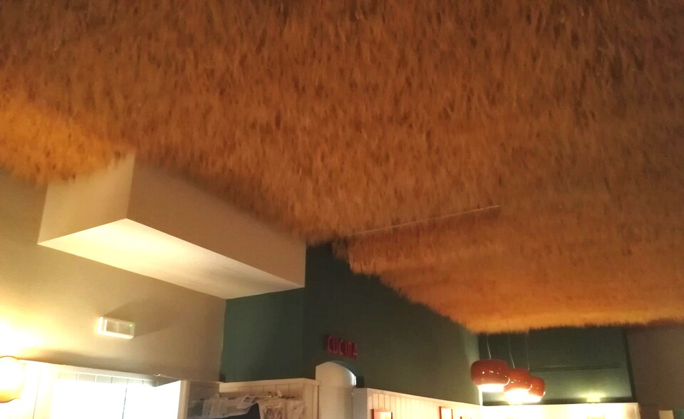 Soffitto Spighe di grano preservate per Ristoranti, Hotels e Resort . - a metro quadrato
