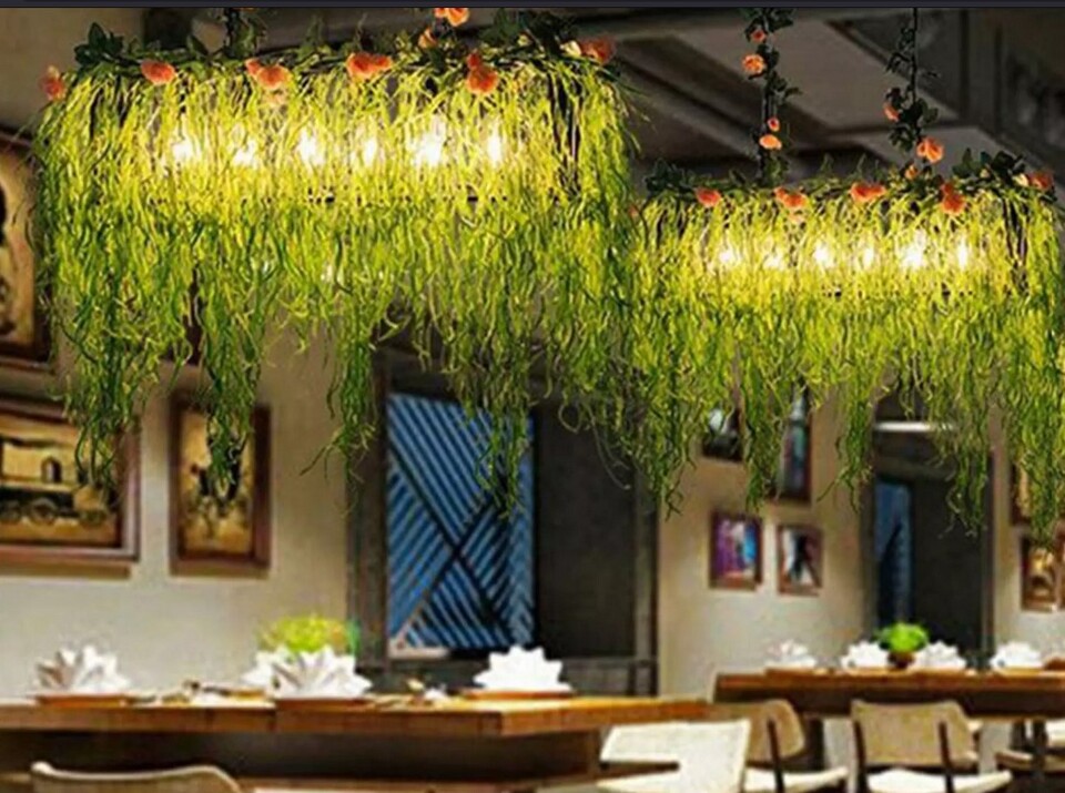 Soffitto con Vegetali Verdi Pendentii - Sconto per Fioristi e Aziende - Per esterno ed interno