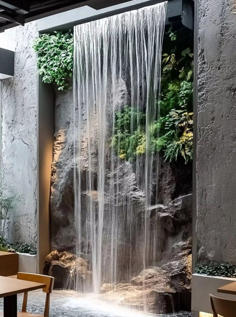 Giardino Verticale Preservato con Cascata - Sconto per Rivenditori e Aziende Fiorissima - Per interno