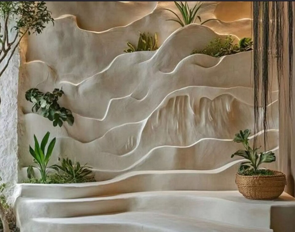 Giardino Verticale su Parete Rocciosa - Sconto per Fioristi e Aziende - con Muschi e Vegetali Preservati