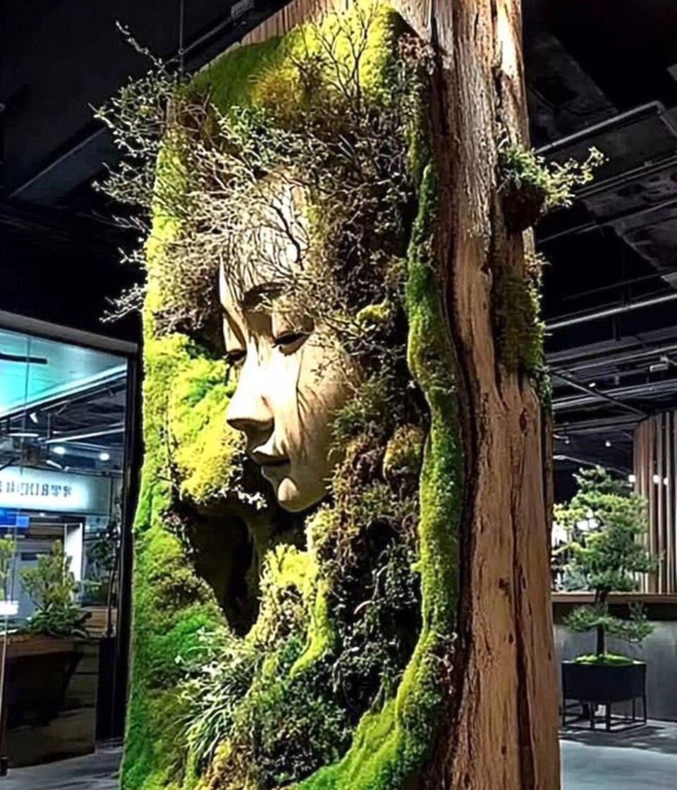 Giardino Verticale su Parete Rocciosa - Sconto per Fioristi e Aziende - con Muschi e Vegetali Preservati