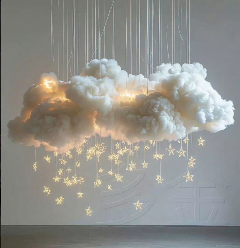 Nuvole Artificiali Sospese con Pioggia - Sconto per Fioristi e Aziende - Con o senza effetto pioggia