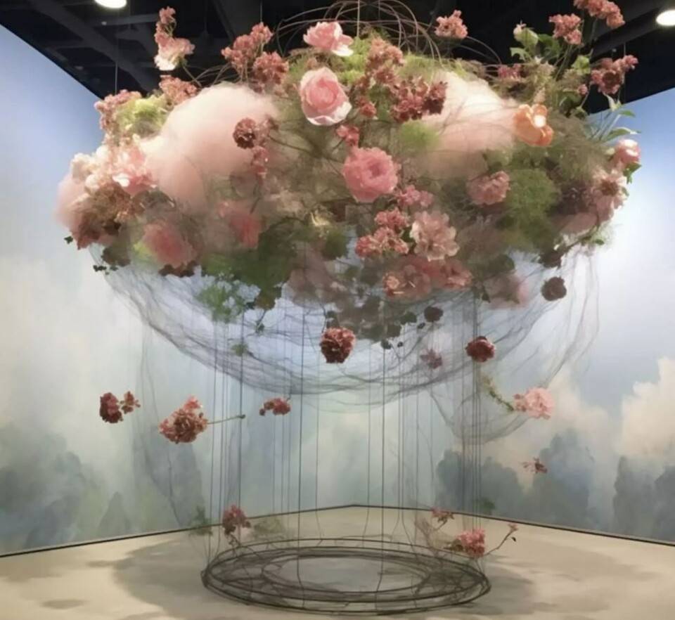 Nuvole Artificiali Sospese con Pioggia - Sconto per Fioristi e Aziende - Con o senza effetto pioggia