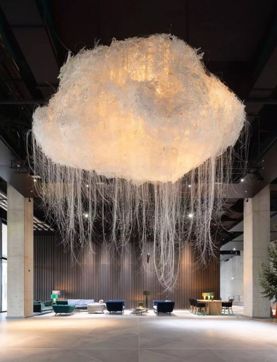 Nuvole Artificiali Sospese con Pioggia - Sconto per Fioristi e Aziende - Con o senza effetto pioggia