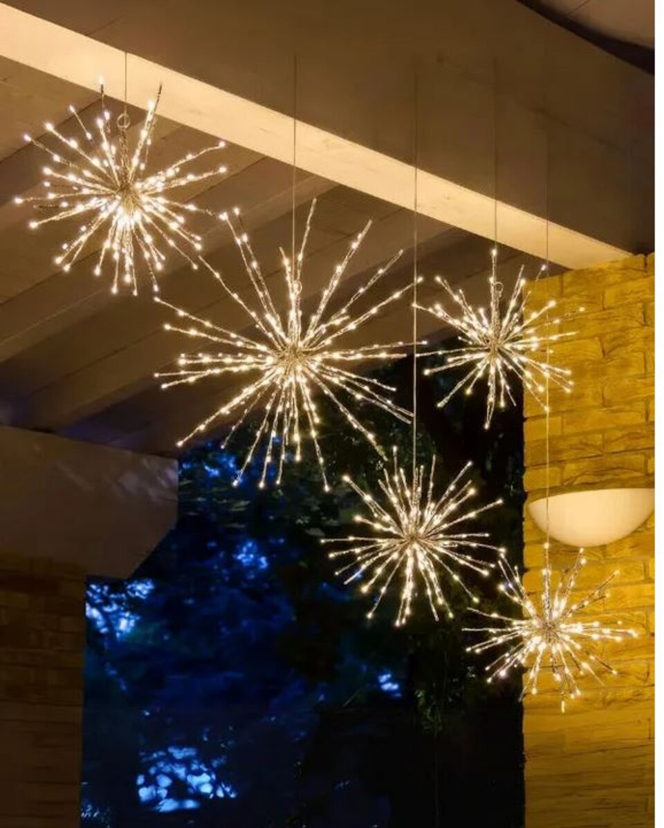 Sfera Led Galactic Flash dm. 40 - In Promo Natalizia - N 60 Led Ice+20 Hot Flash