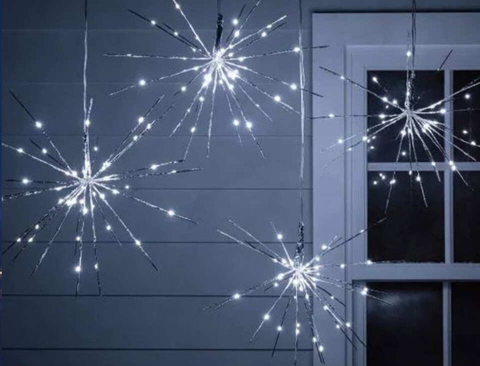 Sfera Led Galactic Flash dm. 40 - In Promo Natalizia - N 60 Led Ice+20 Hot Flash