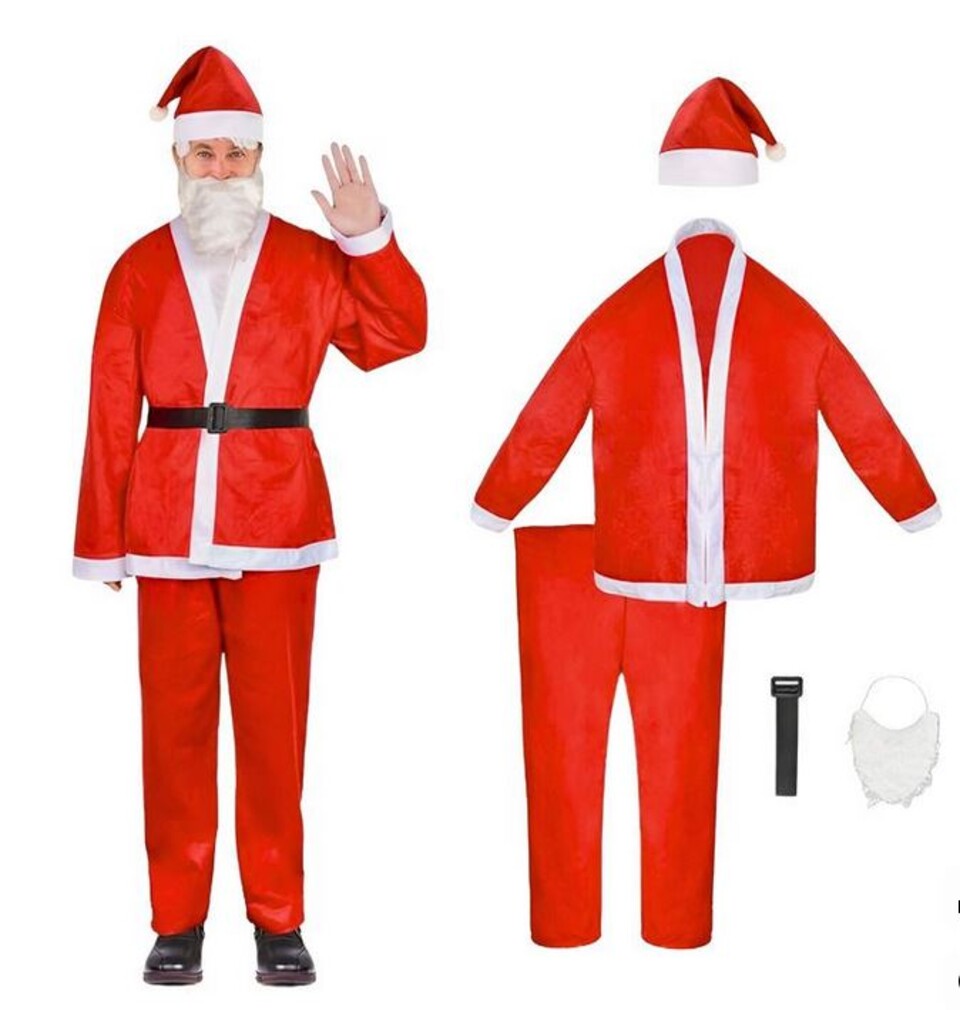Vestito di Babbo Natale - Sconti per Fioristi,e Aziende -  per Bambino/Donna/Uomo