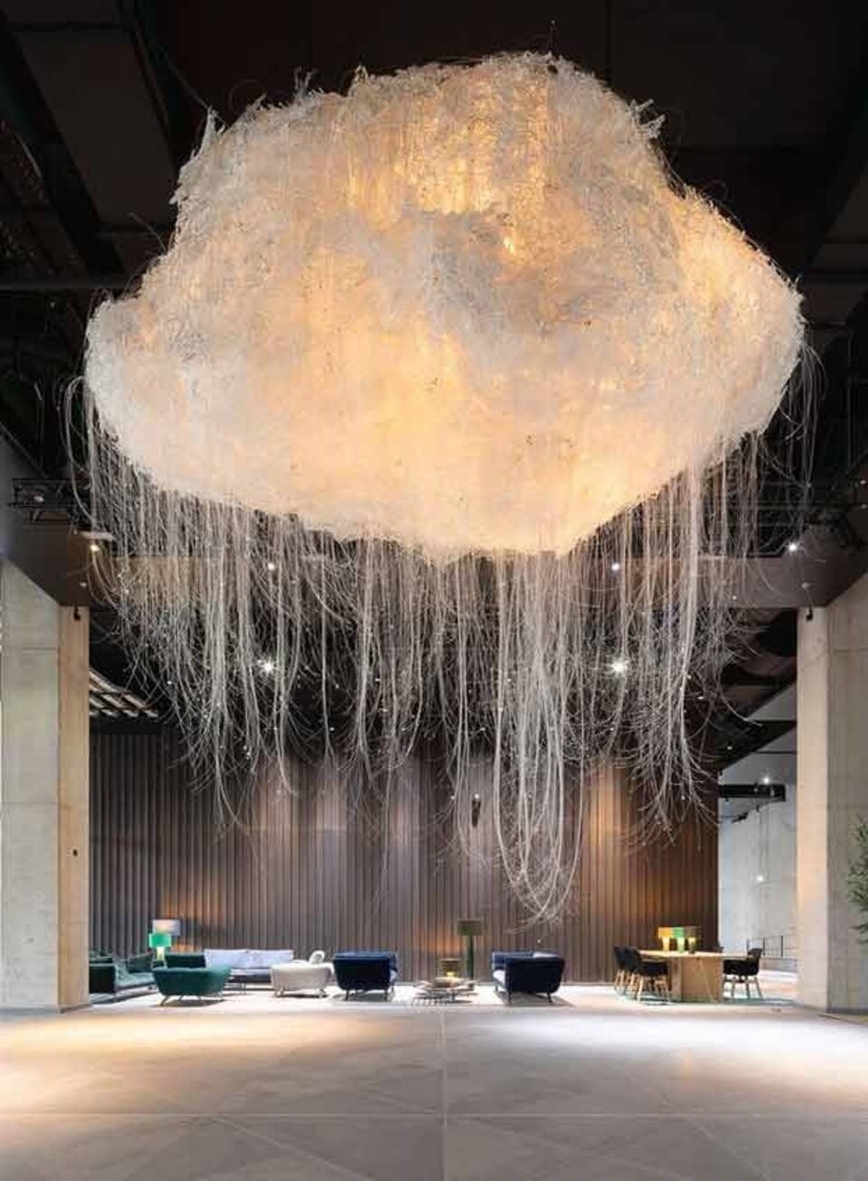 Nuvole Artificiali Sospese con Pioggia - Sconto per Fioristi e Aziende - Con o senza effetto pioggia