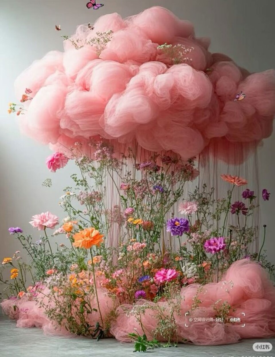 Nuvole Artificiali Sospese con Pioggia - Sconto per Fioristi e Aziende - Con o senza effetto pioggia