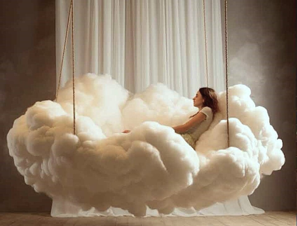 Nuvole Artificiali Sospese con Pioggia - Sconto per Fioristi e Aziende - Con o senza effetto pioggia